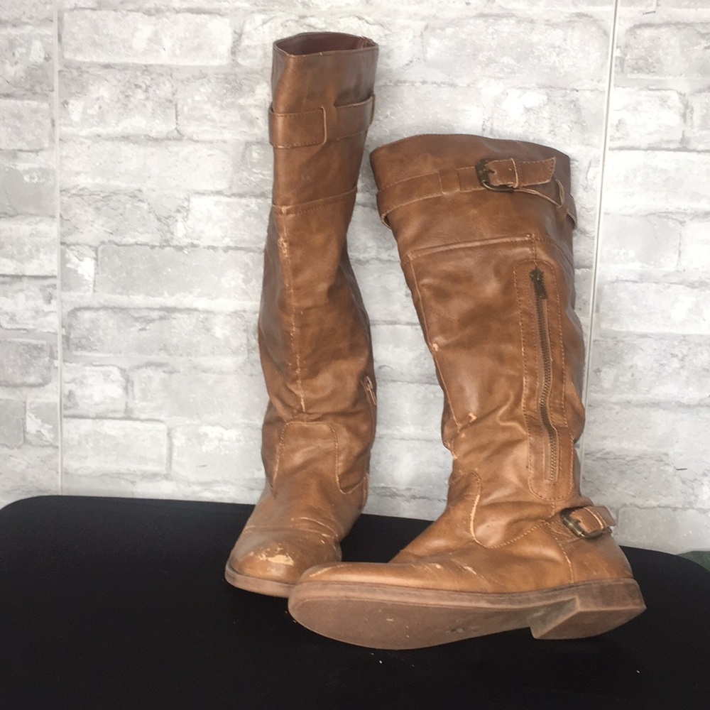 Madden Girl calf height boots